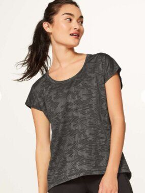 Lululemon Miles Ahead Short Sleeve (Camo) Deep Camo